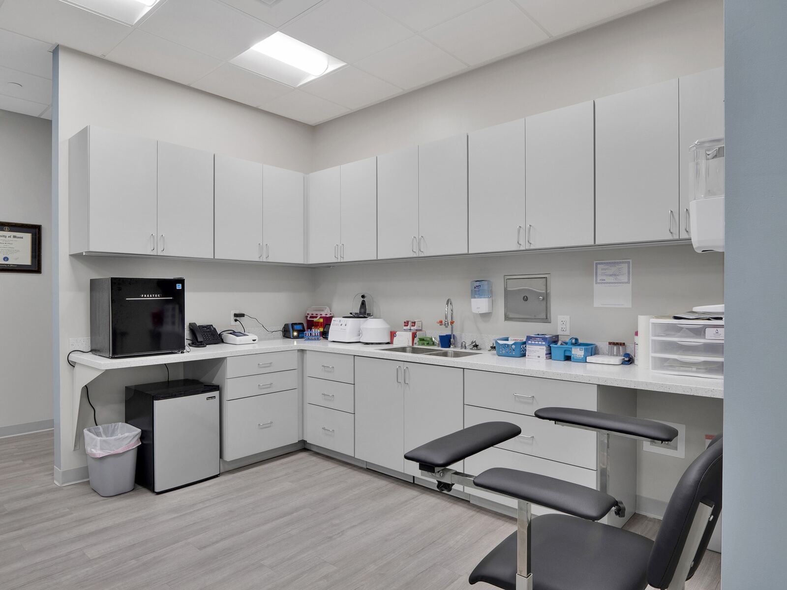 In-house lab area at Twenty-One Medical